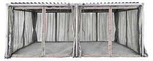 Zahradní pergola Garden Point Madera Premium 3x6 m antracitová