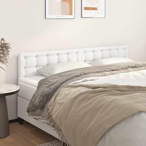 VidaXL Čelo postele 2 ks 80 x 5 x 78/88 cm umělá kůže [346487] Barva: Bílá
