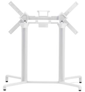 Nardi Bílá hliníková stolová sklápěcí podnož Scudo Double 72 cm
