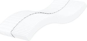 VidaXL Pěnová matrace bílá 90 x 200 cm tvrdost H2 H3 [356341]