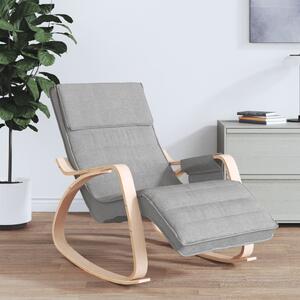 VidaXL Houpací křeslo textil [351074] Barva: světle šedá