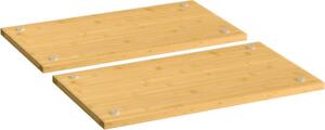 VidaXL Krycí desky na sporák 2 ks 50 x 28 x 1,5 cm bambus [352774]
