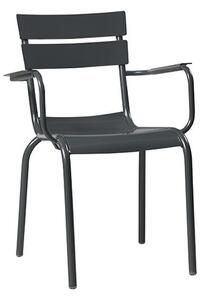 ELVI - židle černá Exteriér | Zahradní židle