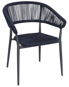 JAKKO - židle černá Exteriér | Zahradní židle