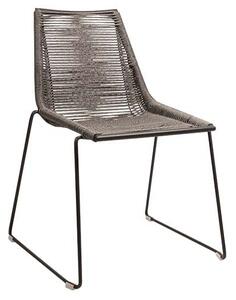 JUDI - židle šedá Exteriér | Zahradní židle