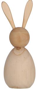 Dřevěný zajíček BUNNY DAISY 17,5 cm přírodní