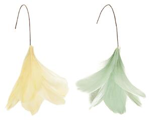 IB Laursen Závěsné peří na drátku FEATHER DECOR - více barev