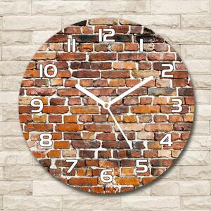 Skleněné hodiny na stěnu Zděná zeď pl_zso_30_f_82295613