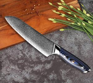 Kuchyňský Santoku nůž 6.5" XITUO HOKURIKU 67 vrstev damaškové oceli