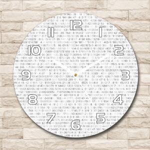 Skleněné hodiny na stěnu Binární kod pl_zso_30_f_83956134
