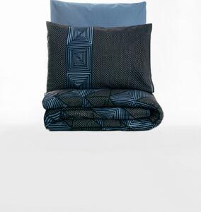 Ložní prádlo 160 x 220 cm Amor (černá + modrá). 1086168
