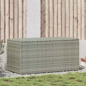 VidaXL Zahradní úložný box z polyratanu 100 x 50 x 50 cm [46471] Barva: Šedá