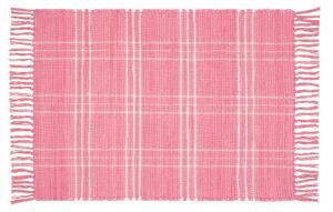 RUČNĚ TKANÝ KOBEREC, 60/90 cm, pink Boxxx - Vlněné koberce
