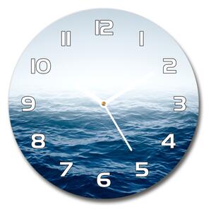 Skleněné hodiny kulaté Mořské vlny pl_zso_30_f_86052313