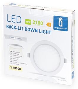 Aigostar - LED Podhledové svítidlo LED/18W/230V 4000K pr. 22 cm bílá