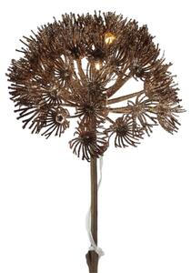 LED světelná dekorativní větev HERACLEUM 70 cm, bronzová