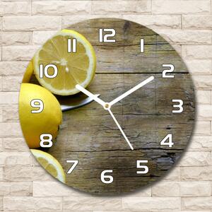 Skleněné hodiny na stěnu Citrony na stromě pl_zso_30_f_88521131