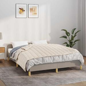 VidaXL Zátěžová deka 120 x 180 cm 5 kg textil [350734] Barva: krémová
