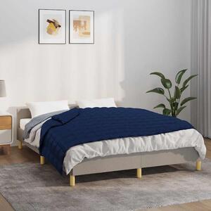 VidaXL Zátěžová deka 138 x 200 cm 6 kg textil [350736] Barva: Modrá