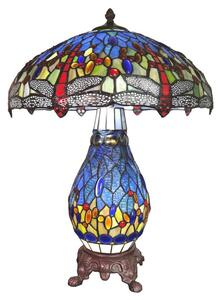 Clayre eff Stolní lampa Tiffany DRAGONFLY