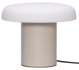 Bílo-béžová kovová stolní lampa Hübsch Ateliers