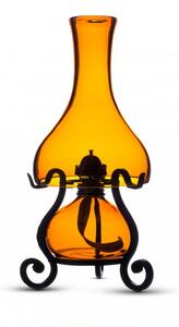 Bohemia Crafts HLADKÝ AMBR - elektrická a petrolejová lampa v jednom