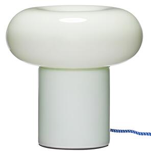 Světle zelená skleněná stolní lampa Hübsch Hues