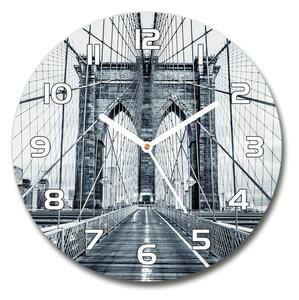 Skleněné hodiny kulaté Brooklynský most pl_zso_30_f_94990249