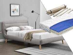 Halmar Čalouněná postel Elanda 140 x 200 cm s matrací a řoštem