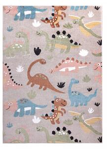 Hans Home | Dětský kusový koberec Fun Dino beige - 80x150