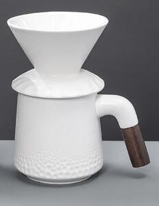 Set překapávač na kávu + konvička keramika
