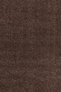 Kusový koberec Life Shaggy 1500 brown 80x150 cm