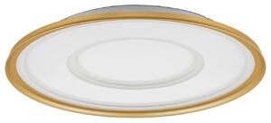 Zlaté kovové stropní LED světlo Nova Luce Figin 50 cm