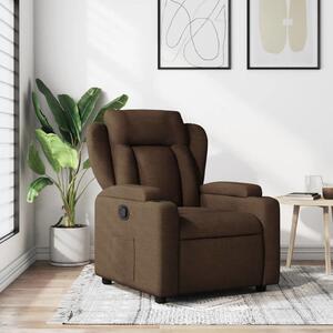 VidaXL Polohovací křeslo textil [372403] Barva: Hnědá