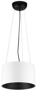 Bílo-černé kovové závěsné LED světlo Nova Luce Atil 35 cm
