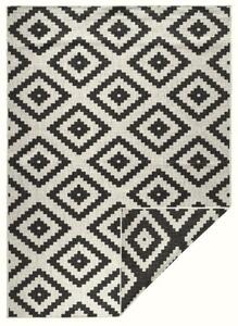 Kusový koberec Twin-Wendeteppiche 103129 schwarz creme 240x340 cm