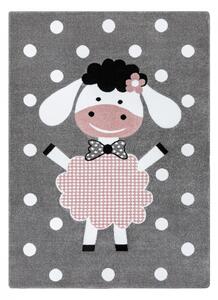 Hans Home | Dětský kusový koberec Petit Dolly sheep grey - 120x170