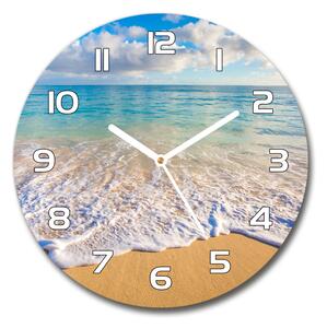 Skleněné hodiny na stěnu Havajská pláž pl_zso_30_f_98746021