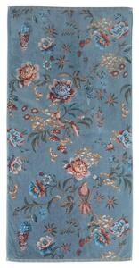 Pip Studio Secret Garden ručník 70x140cm, modrý (Froté ručník v rozměru 70x140 cm )