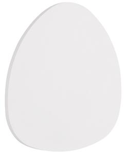 Bílé kovové nástěnné LED světlo Nova Luce Atena 24,8 cm
