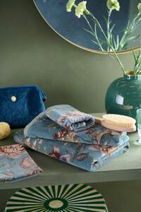 Pip Studio Secret Garden ručník 55x100 cm, modrý (Froté ručník 55x100)
