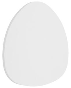Bílé kovové nástěnné LED světlo Nova Luce Atena 19,9 cm