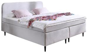 POSTEL BOXSPRING, 140/200 cm, světle šedá Boxxx - Jednolůžkové postele, Online Only