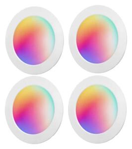 Aigostar -SADA 4xLED RGBW Stm. podhledové svítidlo MESH LED/18W/230V 2700K-6500K