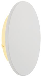 Bílé kovové venkovní nástěnné LED světlo Nova Luce Copper 18 cm