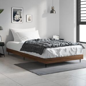 VidaXL Rám postele 90 x 200 cm kompozitní dřevo [832271] Barva: hnědý dub
