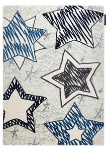 Hans Home | Dětský kusový koberec Petit Stars blue - 120x170