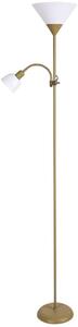 Brilagi - Stojací lampa ARIANA 1xE27/100W/230V + 1xE14/25W zlatá