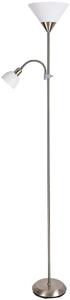 Brilagi - Stojací lampa ARIANA 1xE27/100W/230V + 1xE14/25W matný chrom