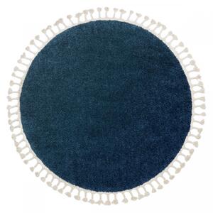 Hans Home | Kusový koberec Berber 9000 navy kruh - 120x120 (průměr) kruh
